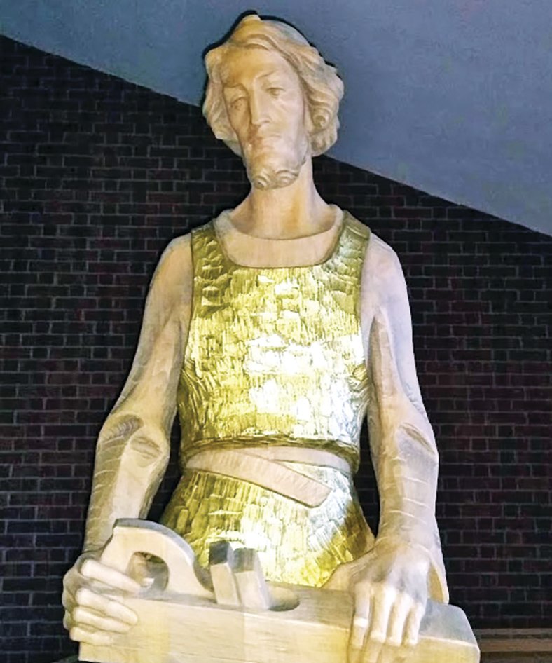Statue of St. Joseph, in Our Lady of the Lake Church in Lake Ozark.